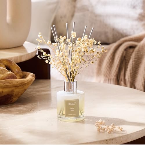 Airkeep Clean Linen Reed Diffuser Set - Fresh Home Aroma