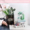 Book-Shaped Black Flower Vase for Elegant Home Decor