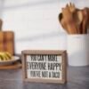 Charming 5x7 Wooden Sign: Not A Taco Decor