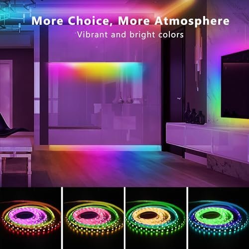 DAYBETTER RGB Smart IC LED Strip Lights - Color Changing Magic