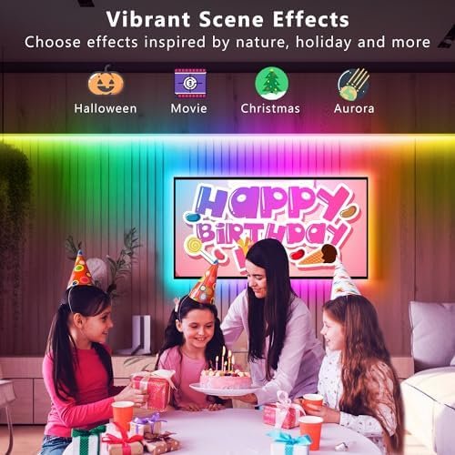DAYBETTER RGB Smart IC LED Strip Lights - Color Changing Magic