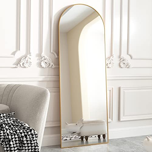 Elegant Gold Arched Full Length Mirror for Any Room