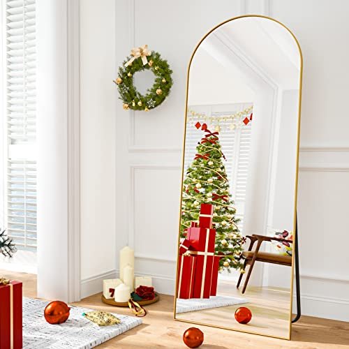 Elegant Gold Arched Full Length Mirror for Any Room