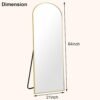 Elegant Gold Arched Full Length Mirror for Any Room