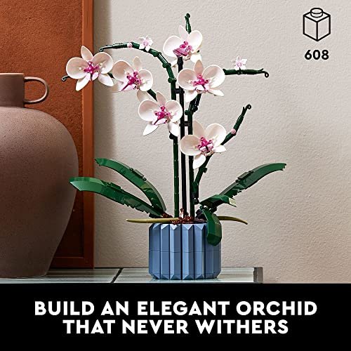 LEGO Icons Orchid: Elegant Home Décor Building Set