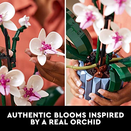 LEGO Icons Orchid: Elegant Home Décor Building Set