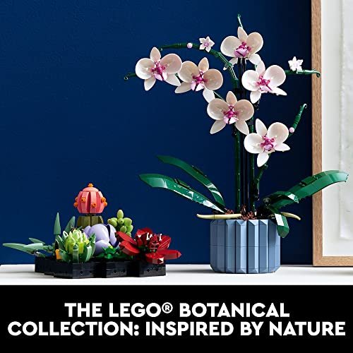 LEGO Icons Orchid: Elegant Home Décor Building Set