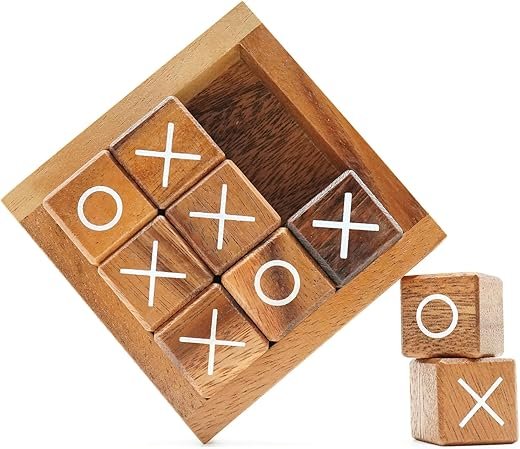 Rustic Tic Tac Toe: Fun Family Game & Decor