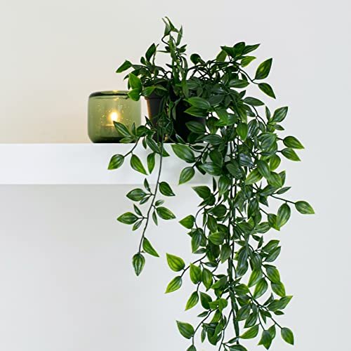 TOTOGA 3-Pack Eco-Friendly Fake Hanging Plants for Home Decor