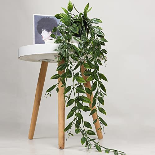 TOTOGA 3-Pack Eco-Friendly Fake Hanging Plants for Home Decor