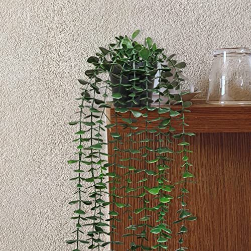 TOTOGA 3-Pack Eco-Friendly Fake Hanging Plants for Home Decor