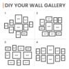 Upsimples 10-Pack Gallery Wall Frame Set - Black